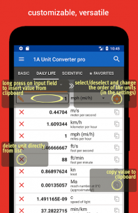 1A Unit Converter pro 2.0.17 Apk for Android 3