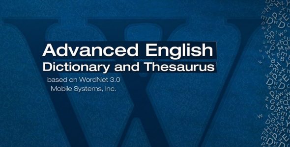 Advanced English Dictionary Thesaurus