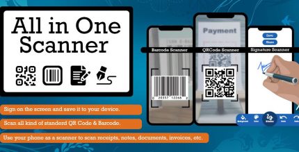 All in One Scanner QR Code Barcode Document PRO