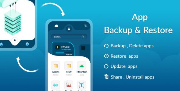 Apps Backup – Restore Pro Share APK 2020 cover 1
