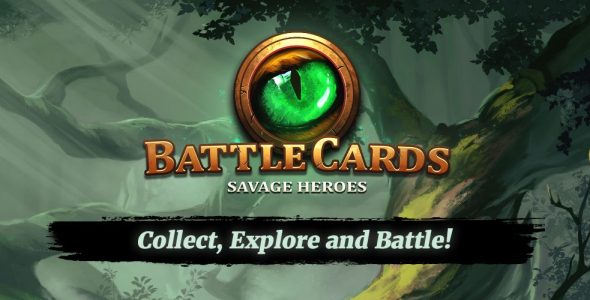 Battle Cards Savage Heroes Cover