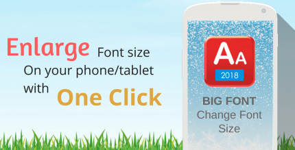 Big Font Change Font Size Larger Font 1
