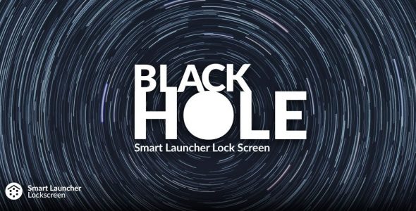 Black Hole Lock screen