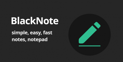 BlackNote Notepad Notes Cover