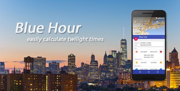 Blue Hour Solar Photography Calculator