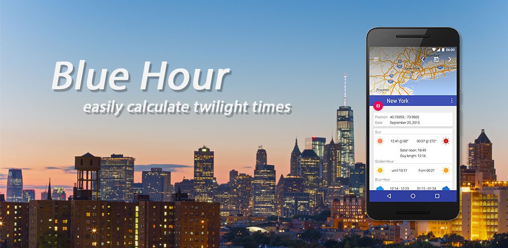 Blue Hour Solar Photography Calculator