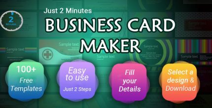 Business Card Maker Visiting Card Maker Photo Logo PRO