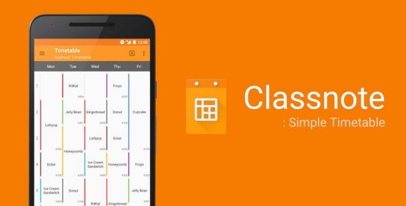 Classnote Simple Timetable