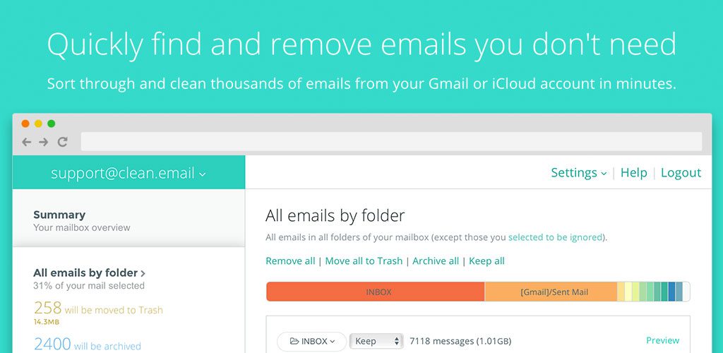 clean email app review