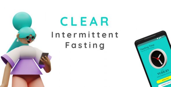 Clear Intermittent Fasting Fasting Tracker Plus Cover