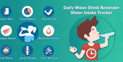 Daily Water Drink Reminder Water Intake Tracker