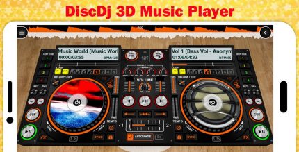 DiscDj 3D Music Player 3D Dj Music Mixer Studio Pro