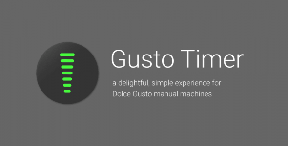 Dolce Gusto Touch Timer 1
