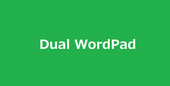 Dual WordPad Cover