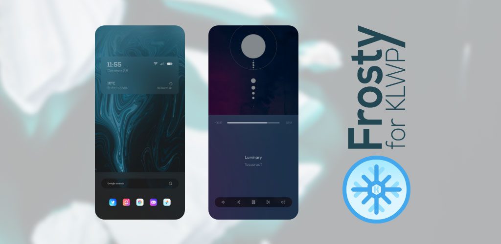 Frosty for KLWP Cover