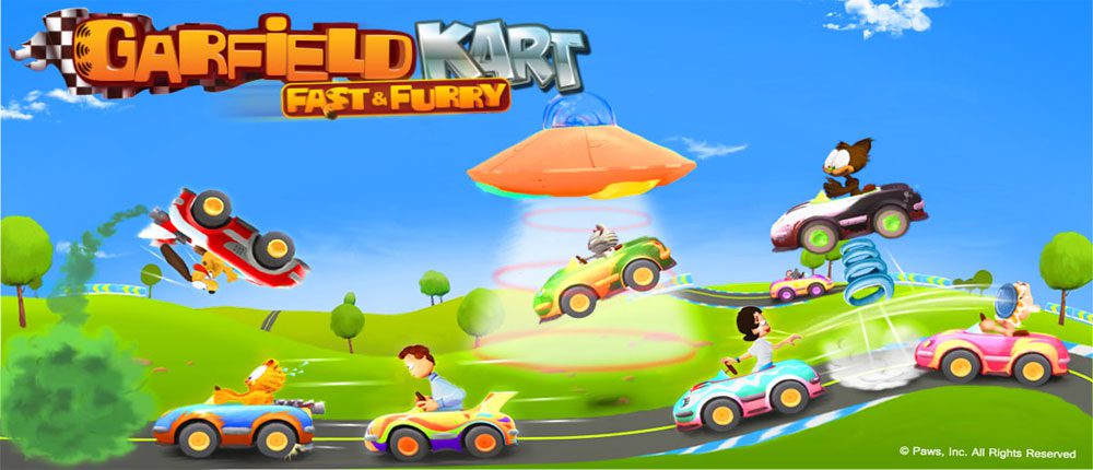 Garfield Kart Fast Furry