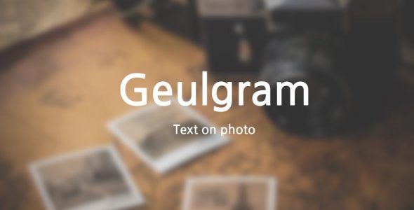 Geulgram Text on Photo quote maker