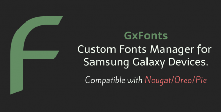 GxFonts Custom fonts for Samsung Galaxy PRO