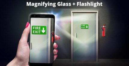 Magnifying Glass Flashlight Premium