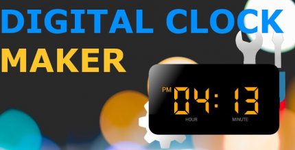 Make original Digital Clock DIGITAL CLOCK MAKER Full