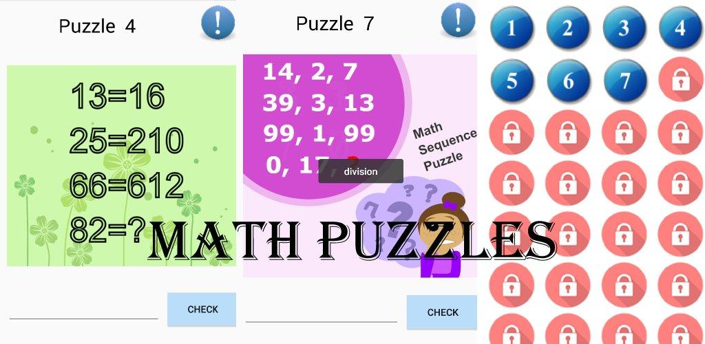 Math Puzzles PRO 2018 Cover