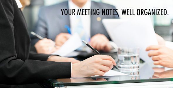 Meeting Notes Cover
