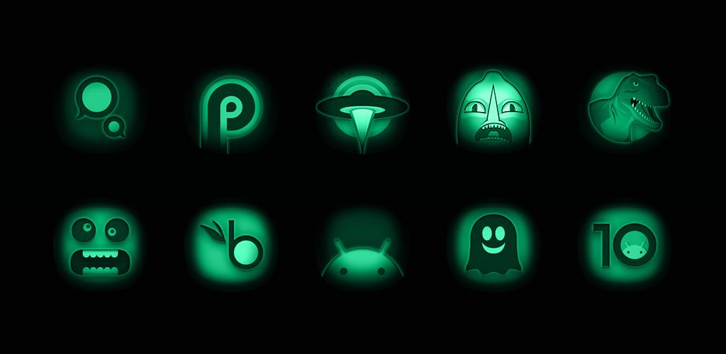 Night Vision Stealth Green Icon Pack cover