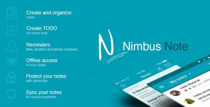 Nimbus Note Useful notepad and organizer PRO