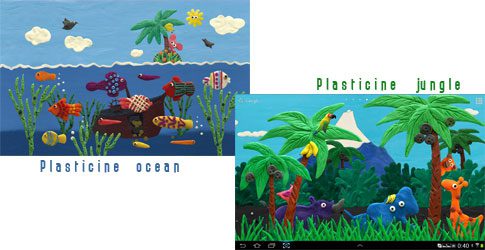 Plasticine jungle Plasticine ocean