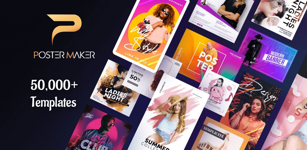 Poster Maker Flyers Banner Ads Card Designer Premium