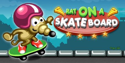 Rat On A Skateboard Cover