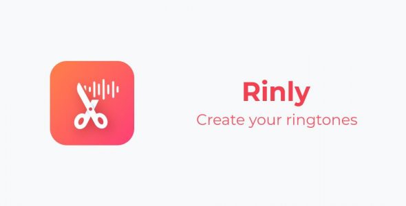 Rinly Cut audio create ringtones Cover