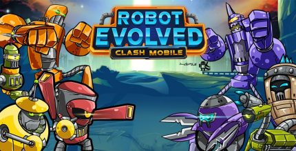 Robot Evolved Clash Mobile Cover
