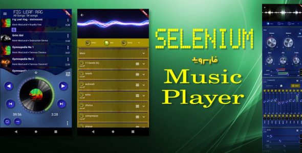 SELENIUM Music Player Cover