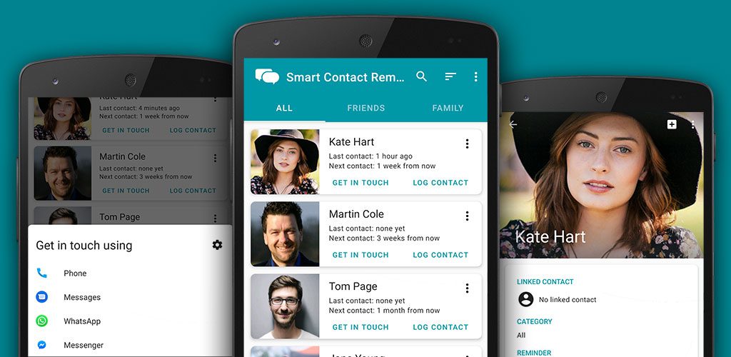 Smart Contact Reminder Call messages Cover