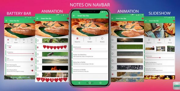 Smart navigation bar – navbar slideshow