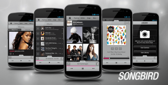 Songbird Android Music Player 1