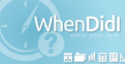 WhenDidI Event Tracker