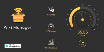 Wifi Manager Analyze Signal and Speed Test Pro