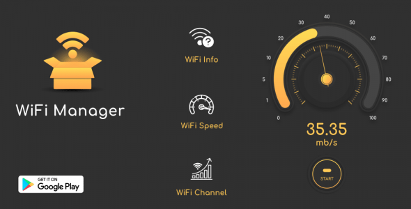 Wifi Manager Analyze Signal and Speed Test Pro
