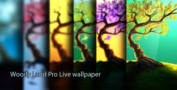 Woody Land Tree live wallpaper Parallax 3D Pro