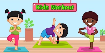 Yoga for Kids and Family fitness Easy Workout cover