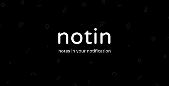 notin notes in notification
