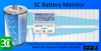 3c battery monitor widget pro cover