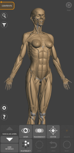 3D Anatomy for the Artist (UNLOCKED) 1.2.7.1 Apk for Android 4