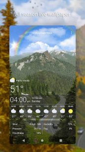 4 Season Road – Weather Live Wallpaper 1.54 Apk for Android 1