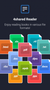 4shared Reader – PDF, EPUB, DOC 1.20.0 Apk for Android 1
