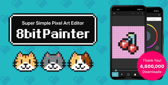 8bit painter super simple pixel art app cover