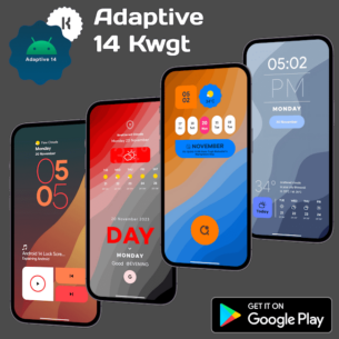 Adaptive 14 Kwgt 1.0.8 Apk for Android 1