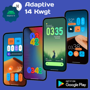 Adaptive 14 Kwgt 1.0.8 Apk for Android 2